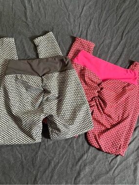 Women’s Ruched Scrunch Butt Leggings Stretch Workout Active Wear Yoga Pants